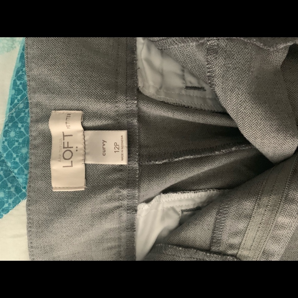 Loft Grey business slacks - Picture 2 of 4